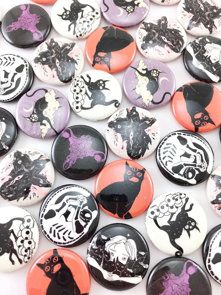 Metalcore band buttons (1Inch, mixed lots, heavy metal, pins, deathcore,  badges) 