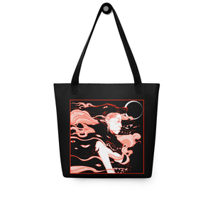 Witch And Wolves, Tote Bag