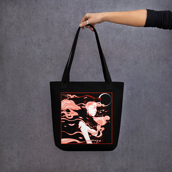 Witch And Wolves, Tote Bag