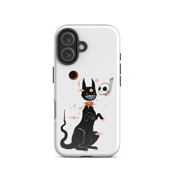 Black Cat And Skull, Tough Case for iPhone®