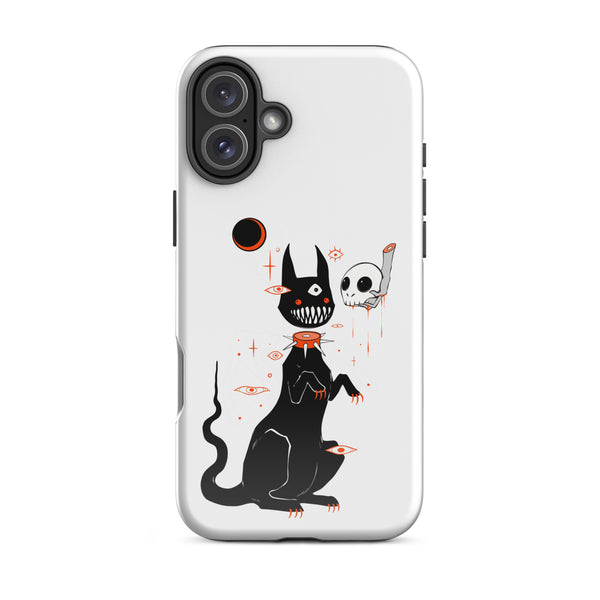 Black Cat And Skull, Tough Case for iPhone®