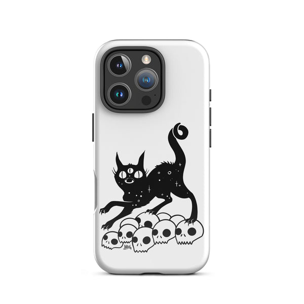 Cat On Skulls, Tough Case For iPhone®