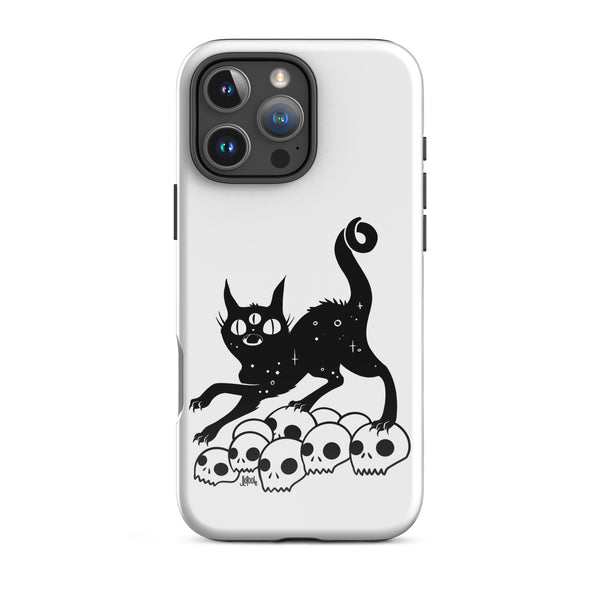 Cat On Skulls, Tough Case For iPhone®