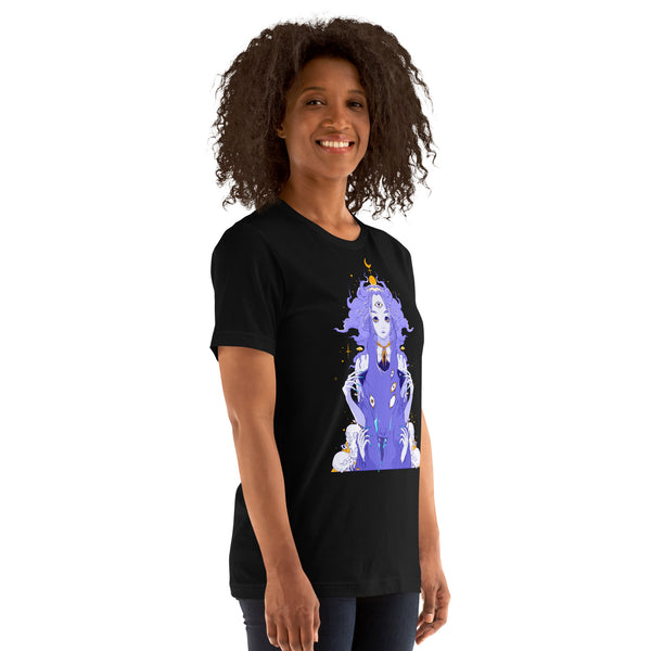 Witch And Wolf T-Shirt, Goth Clothing