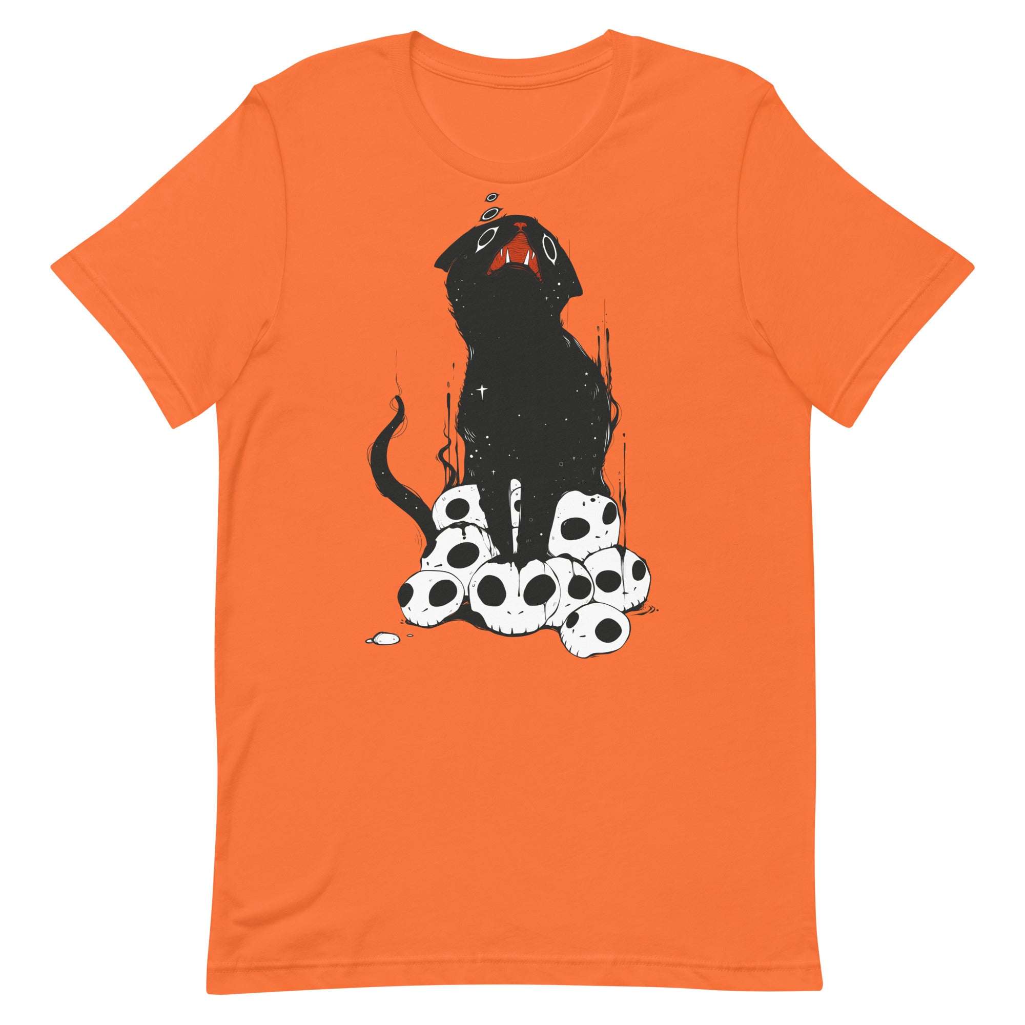 Cat And Skulls 2, Unisex T-Shirt