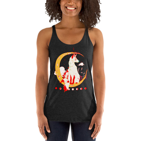 Kitsune Fox Tank Top, Anime Clothing