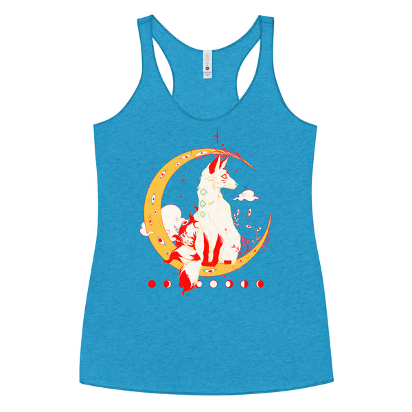 Kitsune Fox Tank Top, Anime Clothing