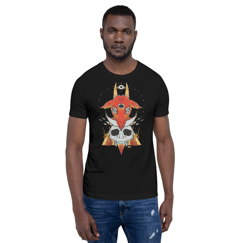 Goat & Skull, Unisex T-Shirt, Black – CellsDividing